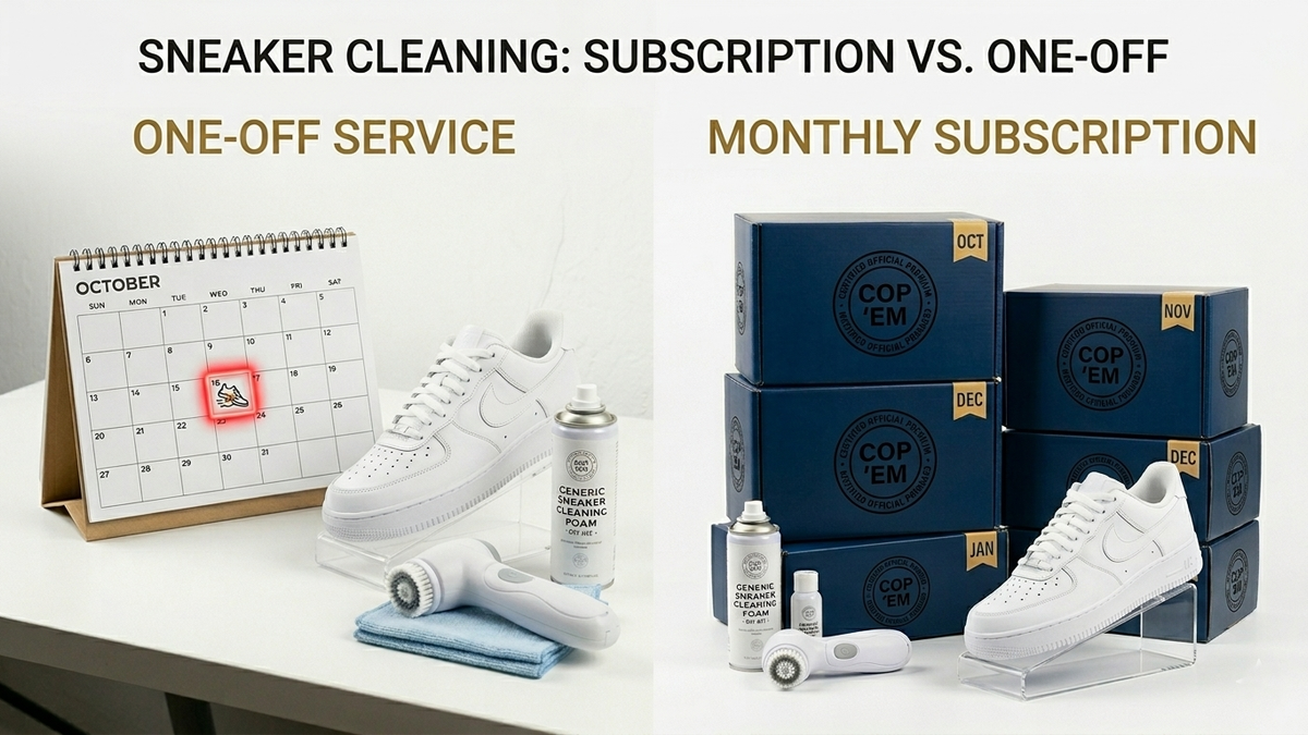 Sneaker Cleaning Subscription vs One-Off Mail-In