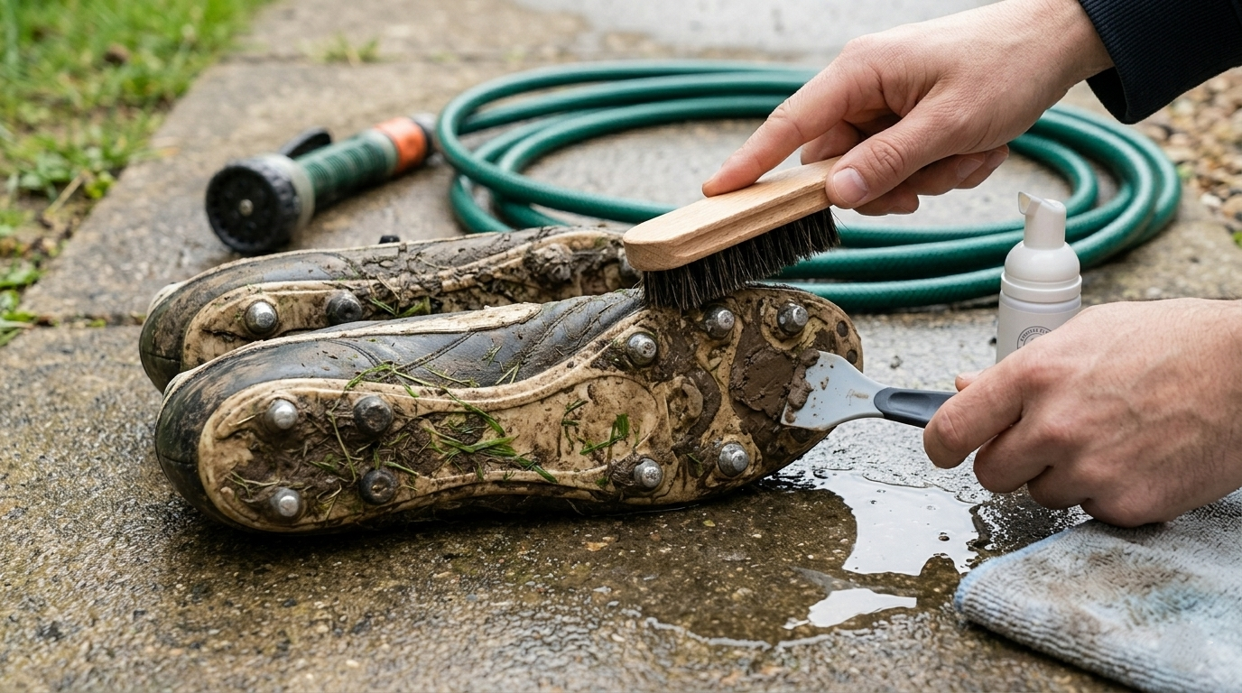 How to Remove Mud and Grass Stains from Football Boots
