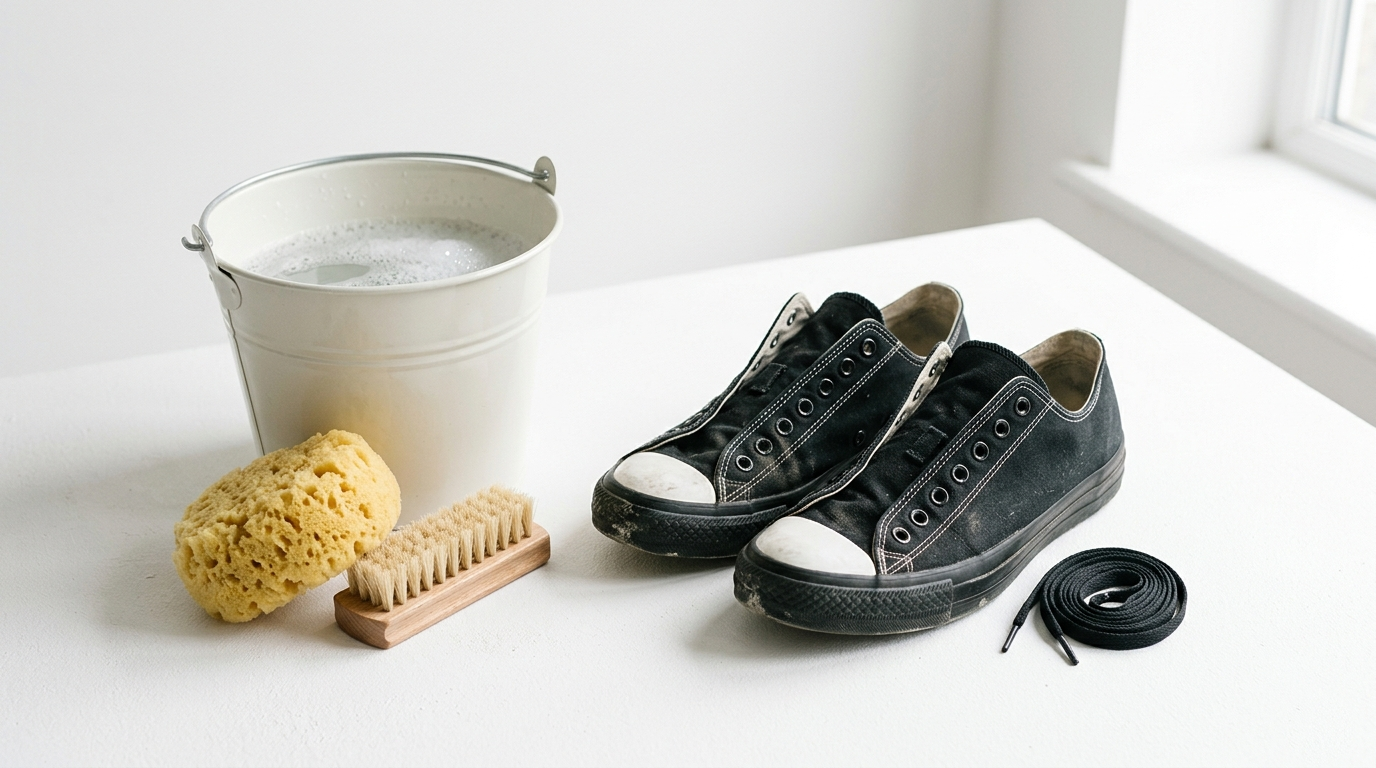 How to Clean Canvas Converse and Vans