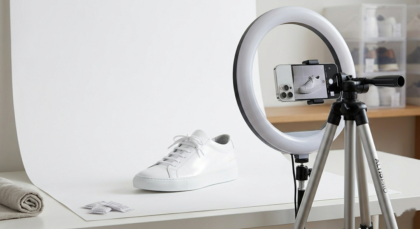 How to Photograph Trainers for Resale After a Clean