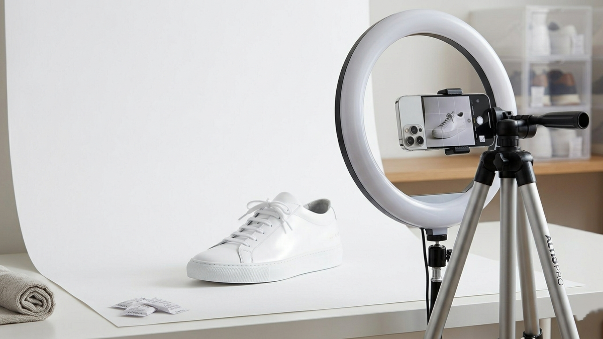 How to Photograph Trainers for Resale After a Clean