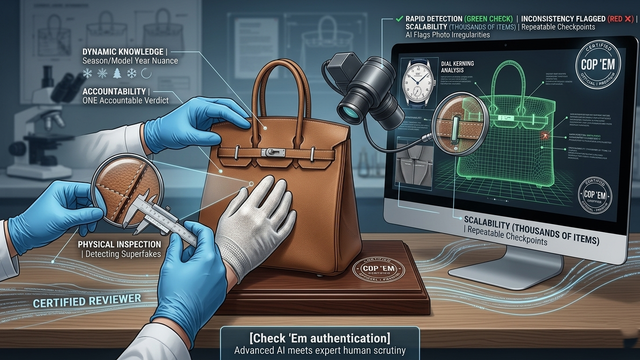 AI Authentication vs Human Specialist: How Cop 'Em Uses Both